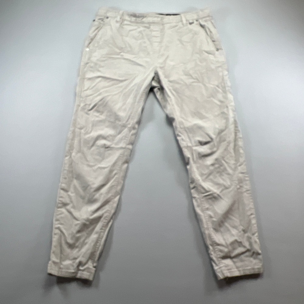 Projek Raw Jogger Pants Mens XL Beige Stretch Classic Fit Tapered Leg Running